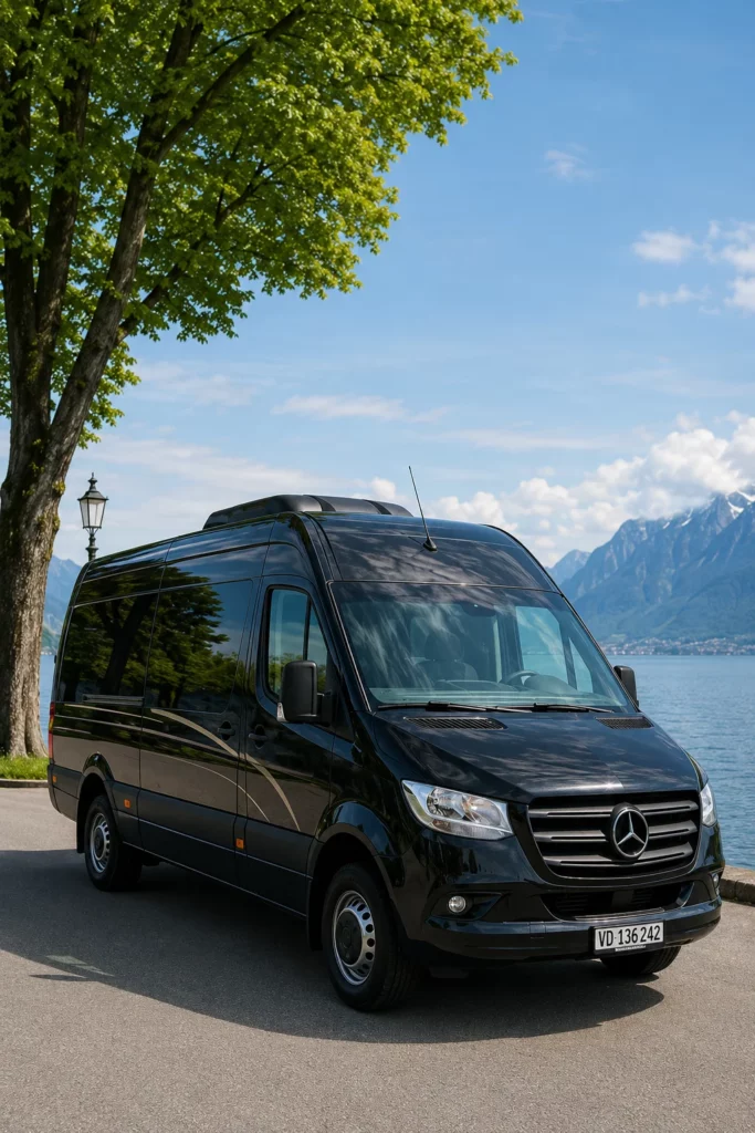 un minibus Mercedes de TCO Voyages